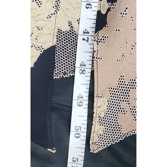 Vintage 90s Gala‎ Collection Dress Size S Drop Tie Waist Neutral Sleeveless Boho - Picture 8 of 8